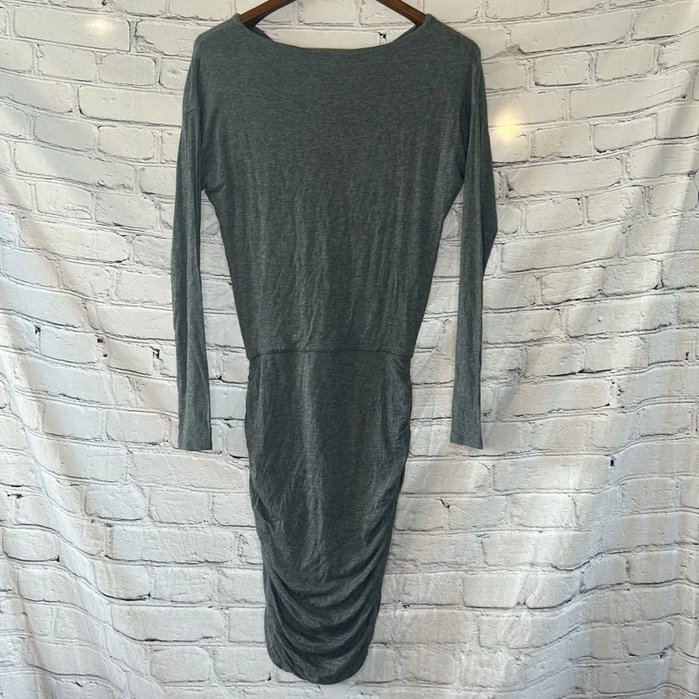 Athleta Gray Long Sleeve Dress Size XXS Excellent Condition - Picture 7 of 10